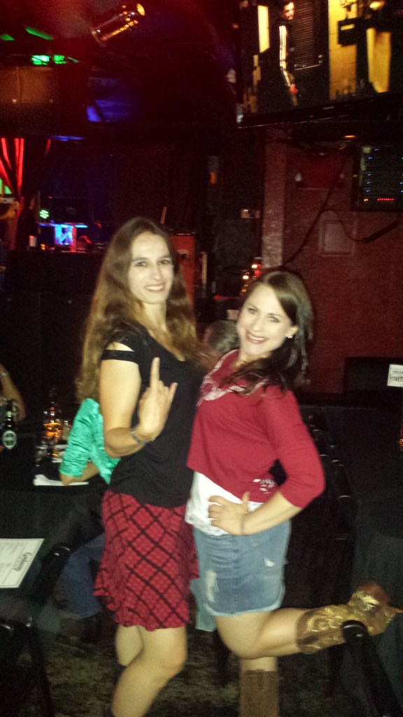 She was country and I was more rock 'n roll.